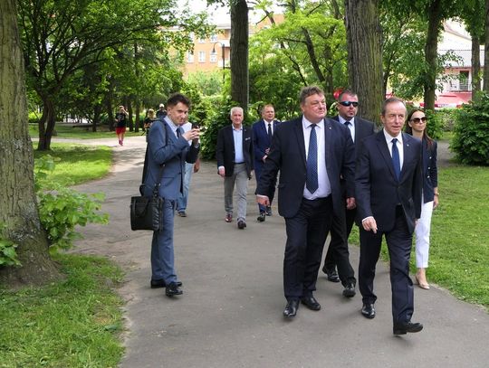 Marszałek Senatu RP Tomasz Grodzki odwiedził Elbląg