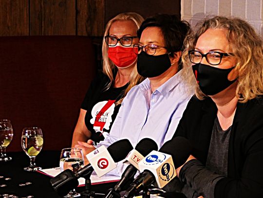 Marta Lempart w Elblągu: "Kaczyński sam sobie zrobił akcję zostań w domu"