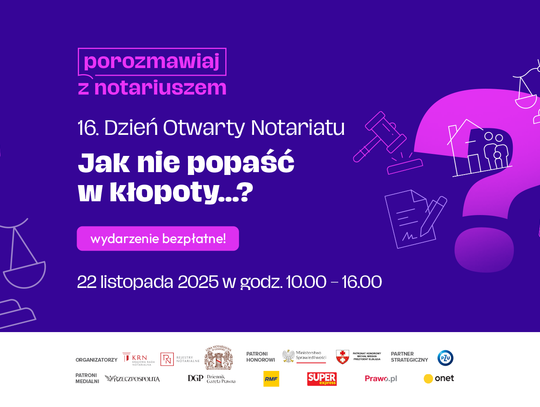 Masz pytania prawne? Tego dnia notariusze odpowiedzą za darmo