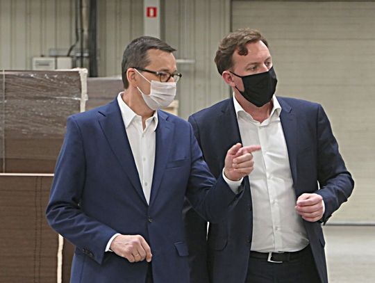 Mateusz Morawiecki, Premier RP z wizytą w fabryce Meble Wójcik