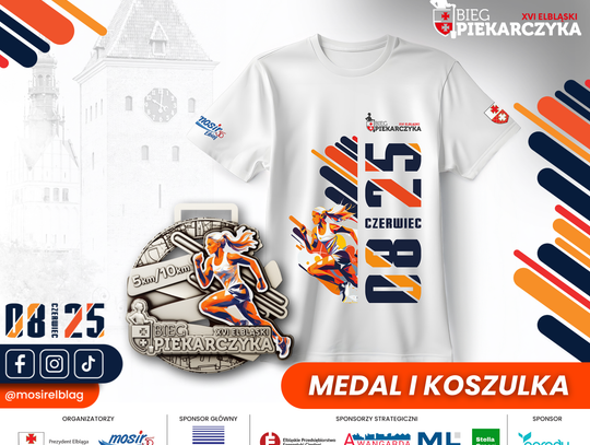 Medal XVI Elbląskiego Biegu Piekarczyka