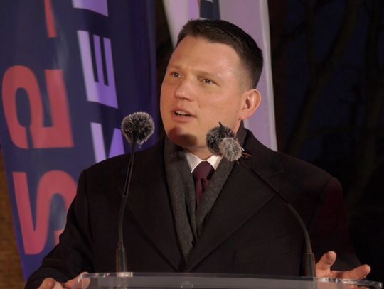Mentzen w Elblągu: "odrzucę pakt migracyjny i Zielony Ład" [WIDEO]