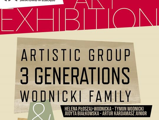 Międzynarodowa wystawa „Rodzina Wodniccy i Akwarelistki” w Światowidzie