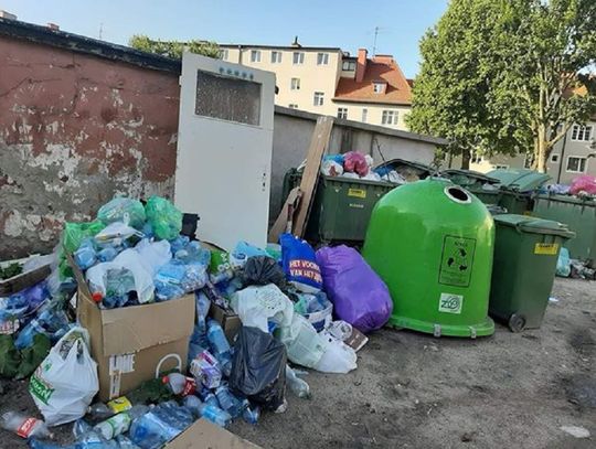 Mieszkańcy Trybunalskiej toną w śmieciach