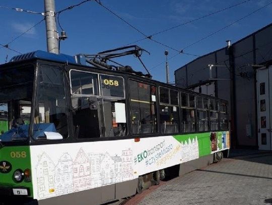 Na ulice Elbląga wyjedzie dziś specjalnie oklejony tramwaj