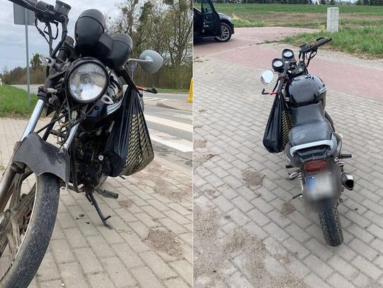 Najpierw brak kasku, potem szok. Policjanci nie spodziewali się takiego wyniku