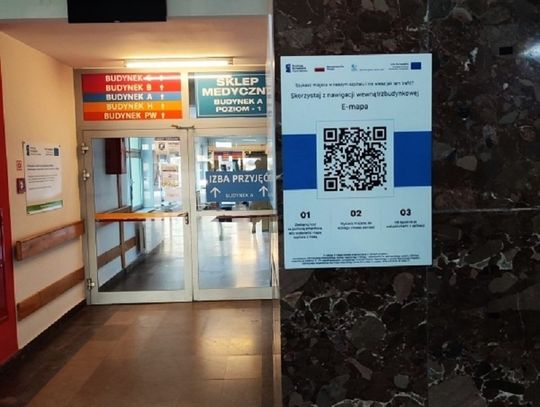 Nawigacja w elbląskim szpitalu