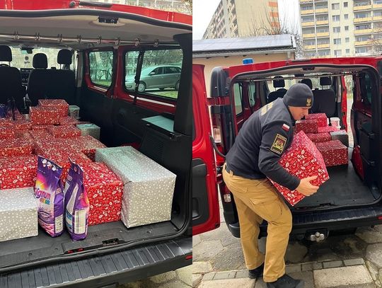 Nie tylko gaszą pożary. Strażacy z Elbląga znów pokazali wielkie serca