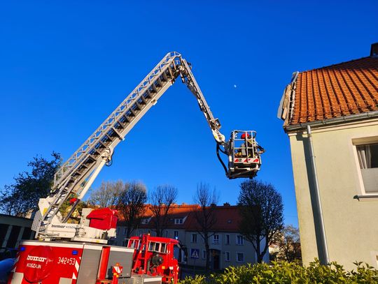 Niebezpieczny weekend w Elblągu: wiatr, ogień i dziesiątki interwencji służb