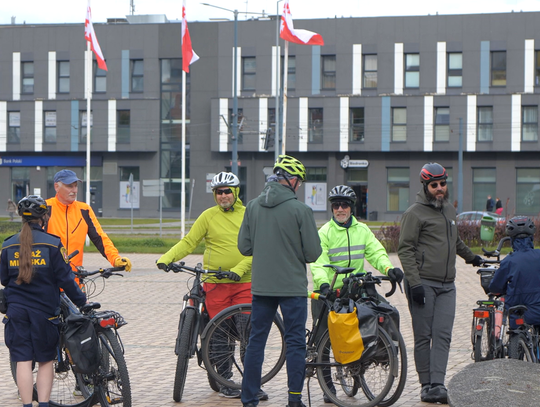 Nocny przejazd ulicami Elbląga