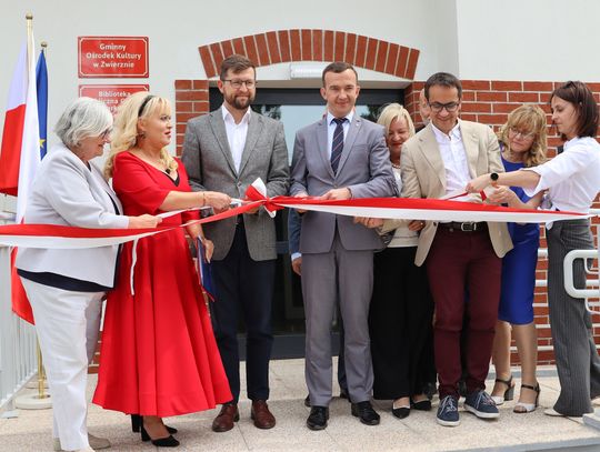 Nowa przestrzeń kultury i edukacji. GOK i Biblioteka w Zwierznie już otwarte [WIDEO]