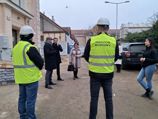 Nowa siedziba WMBP w Elblągu w budowie Nowa siedziba WMBP w Elblągu w budowie