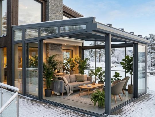 Nowoczesny ogród zimowy jako przedłużenie salonu ? aranżacje i inspiracje