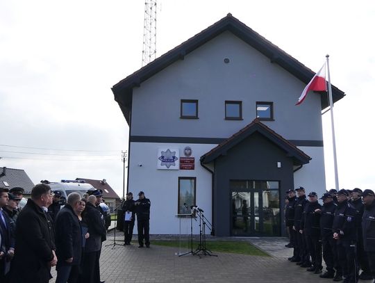 Nowy posterunek policji w Młynarach [FILM I ZDJĘCIA]