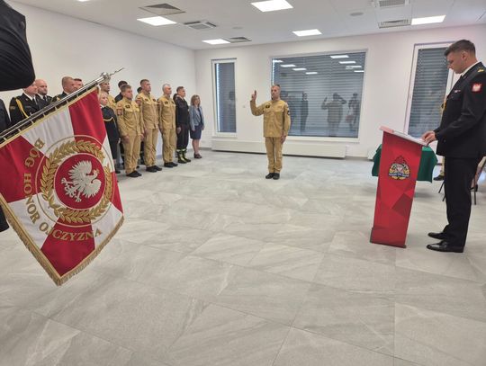 Nowy strażak w Elblągu [FOTO]