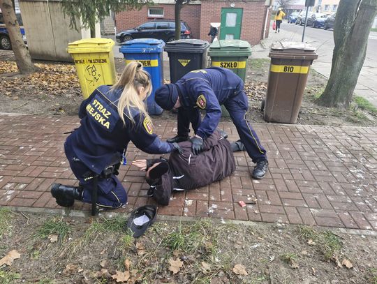 O włos od tragedii.  Strażnicy miejscy w akcji