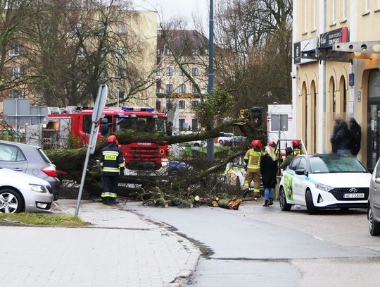 Ostrzeżenie dotyczące gwałtownych wichur!