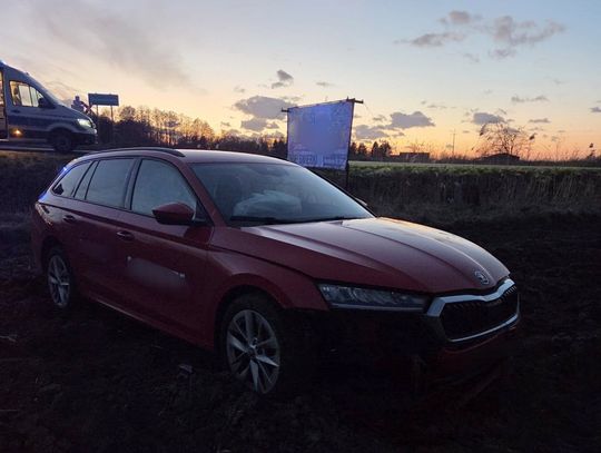 Pijany wjechał na pole