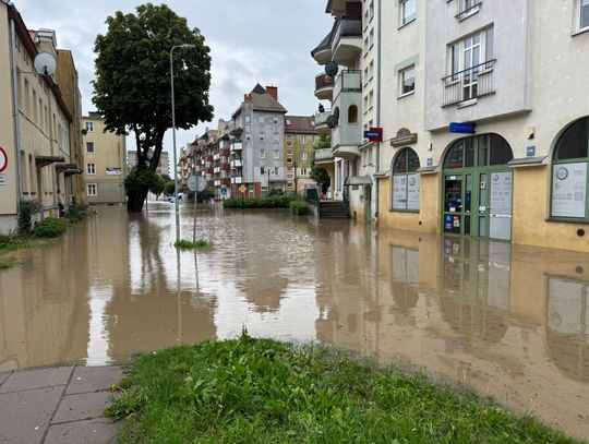 Podtopienia w Elblągu. Najnowsze informacje