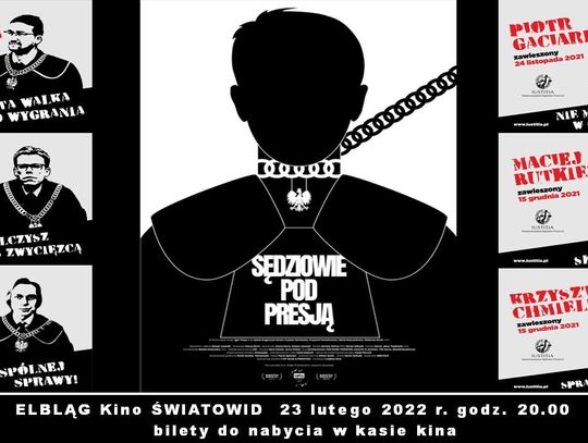 Pokaz specjalny filmu "Sędziowie pod presją" w kinie Światowid