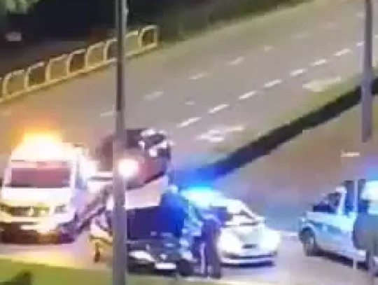 Policyjny pościg za volkswagenem ulicami Elbląga [FILM OD CZYTELNIKA]