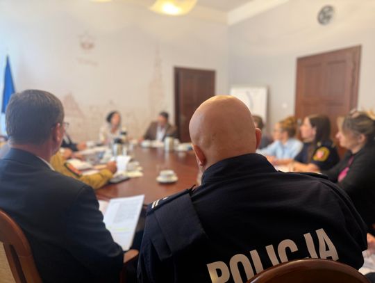 Posiedzenie sztabu kryzysowego w Elblągu