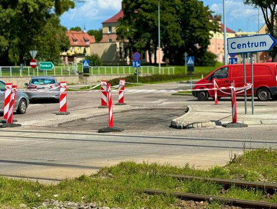 Postęp prac na rondzie NSZZ Solidarność