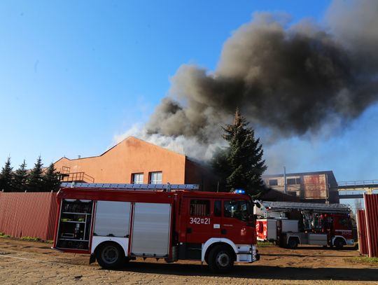 Pożar na terenie odlewni [FOTO[