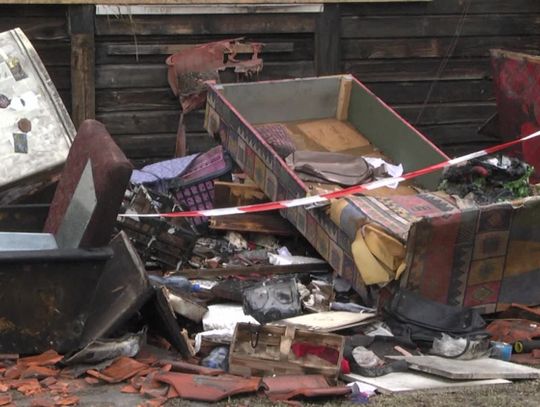 Pożar strawił ich dobytek. Pomoc dla pogorzelców z ul. Suwalskiej [MATERIAŁ WIDEO]