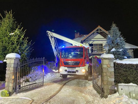 Pożar w Rodzinnym Domu Dziecka. Jedno dziecko trafiło do szpitala