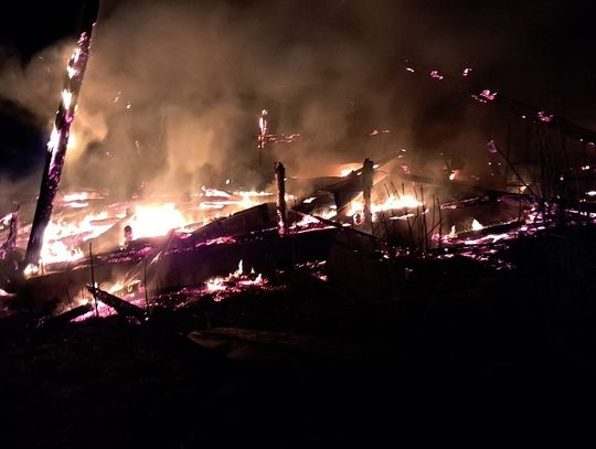 Pożar w Świętym Gaju. Straty oszacowano na blisko 100 tysięcy zł
