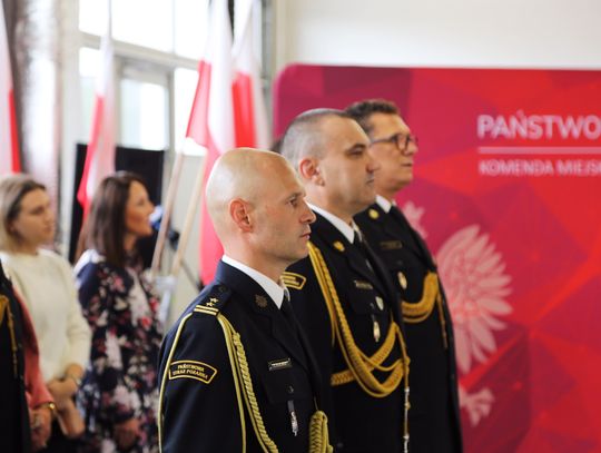 Pożegnanie i powitanie nowego Komendanta Miejskiego PSP w Elblągu [WIDEO]