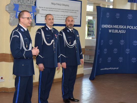 Pożegnanie zastępcy Komendanta Policji w Elblągu