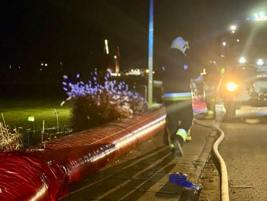 Poziom rzeki Elbląg przekroczył stan ostrzegawczy