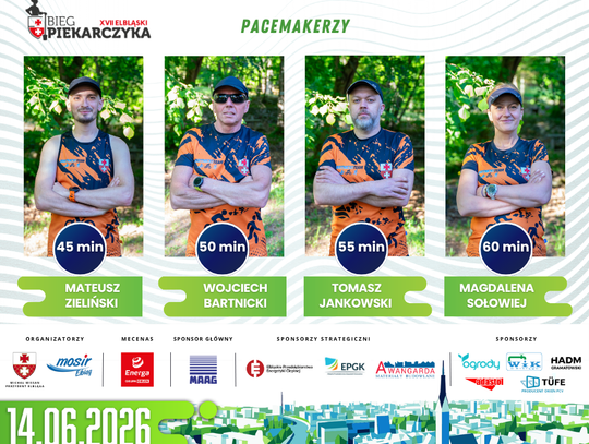 Poznaj pacemakerów Biegu Piekarczyka