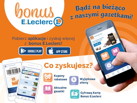 Prostsze zakupy z aplikacją Bonus E.Leclerc