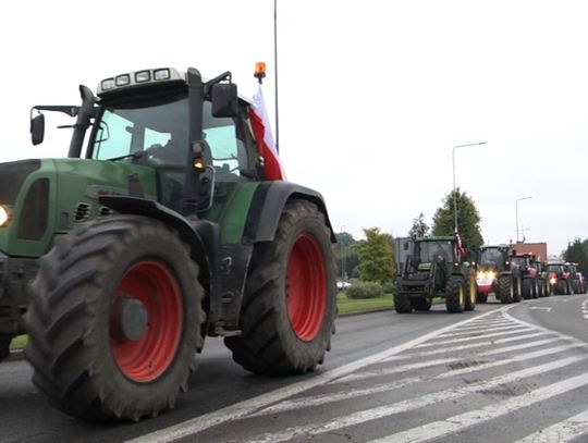 Protest rolników w Elblągu