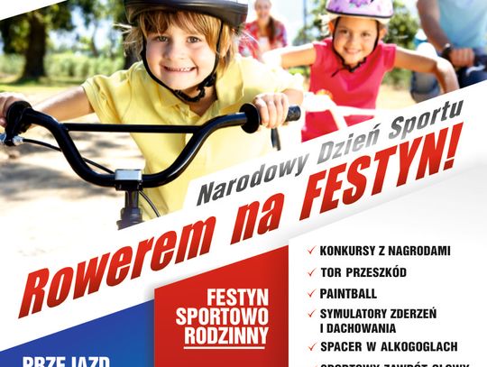 Przejazd rowerowy i sportowy festyn