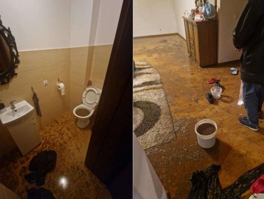 Przeżyli koszmar, ich dom został zalany fekaliami (aktualizacja)