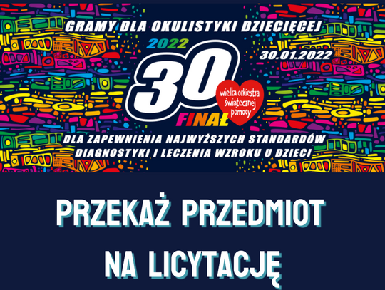 Przynieś fanty na Orkiestrę