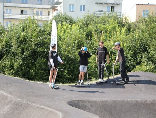 Pumptrack w Parku Traugutta oficjalnie otwarty [ZDJĘCIA]