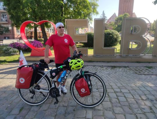 Rowerem dla PCK. 65-letni Janusz Kobyłka pokona 3 tys. km