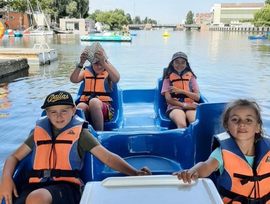 Rowery na rzece Elbląg