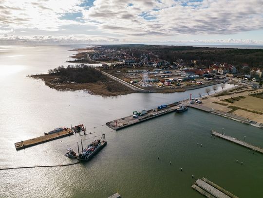 Rozbudowa portu w Krynicy Morskiej idzie w dobrym kierunku [ZDJĘCIA]