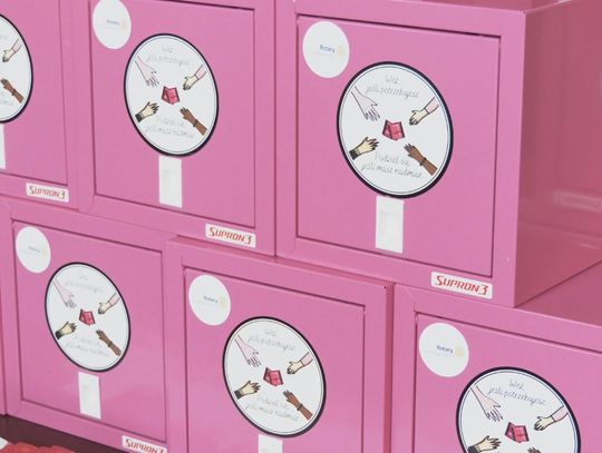 Różowe skrzyneczki dla elbląskich szkół podstawowych [WIDEO]