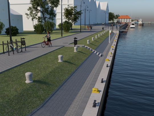 Rozpoczęły się prace związane z przebudową nabrzeża na Wyspie Spichrzów!