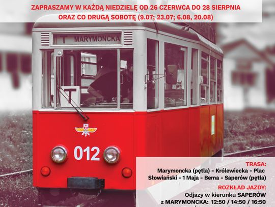Ruszają wakacyjne przejazdy turystyczne zabytkowym tramwajem Konstal