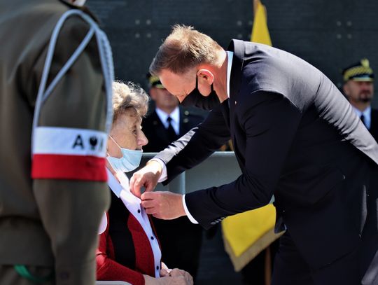 Sanitariuszka Powstania Warszawskiego odznaczona przez Prezydenta RP