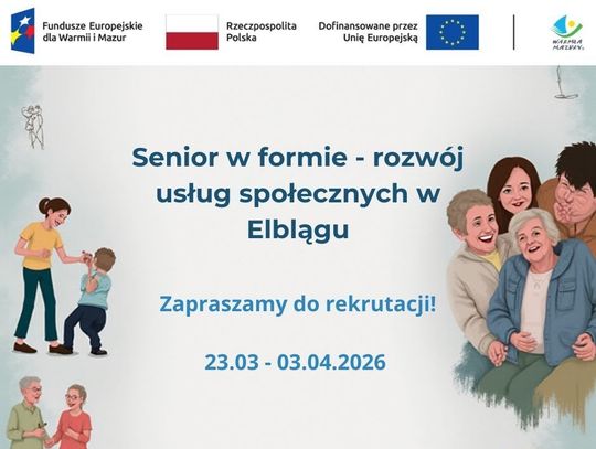 Seniorzy z Elbląga dostaną nowe wsparcie. Ruszył ważny projekt – sprawdź, jak skorzystać