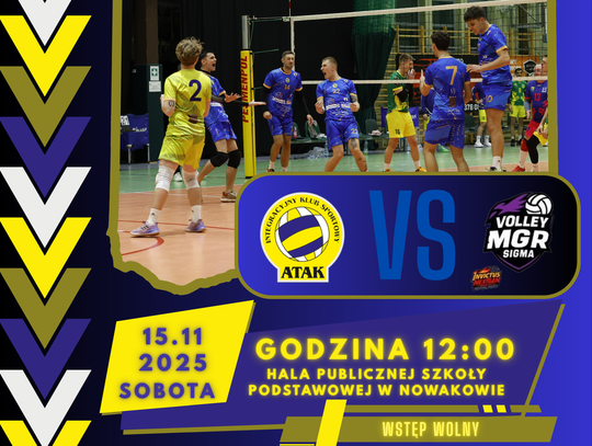 Siatkarska sobota w Nowakowie. IKS Atak podejmie Volley MGR SIGMA Mrągowo Siatkarska sobota w Nowakowie. IKS Atak podejmie Volley MGR SIGMA Mrągowo